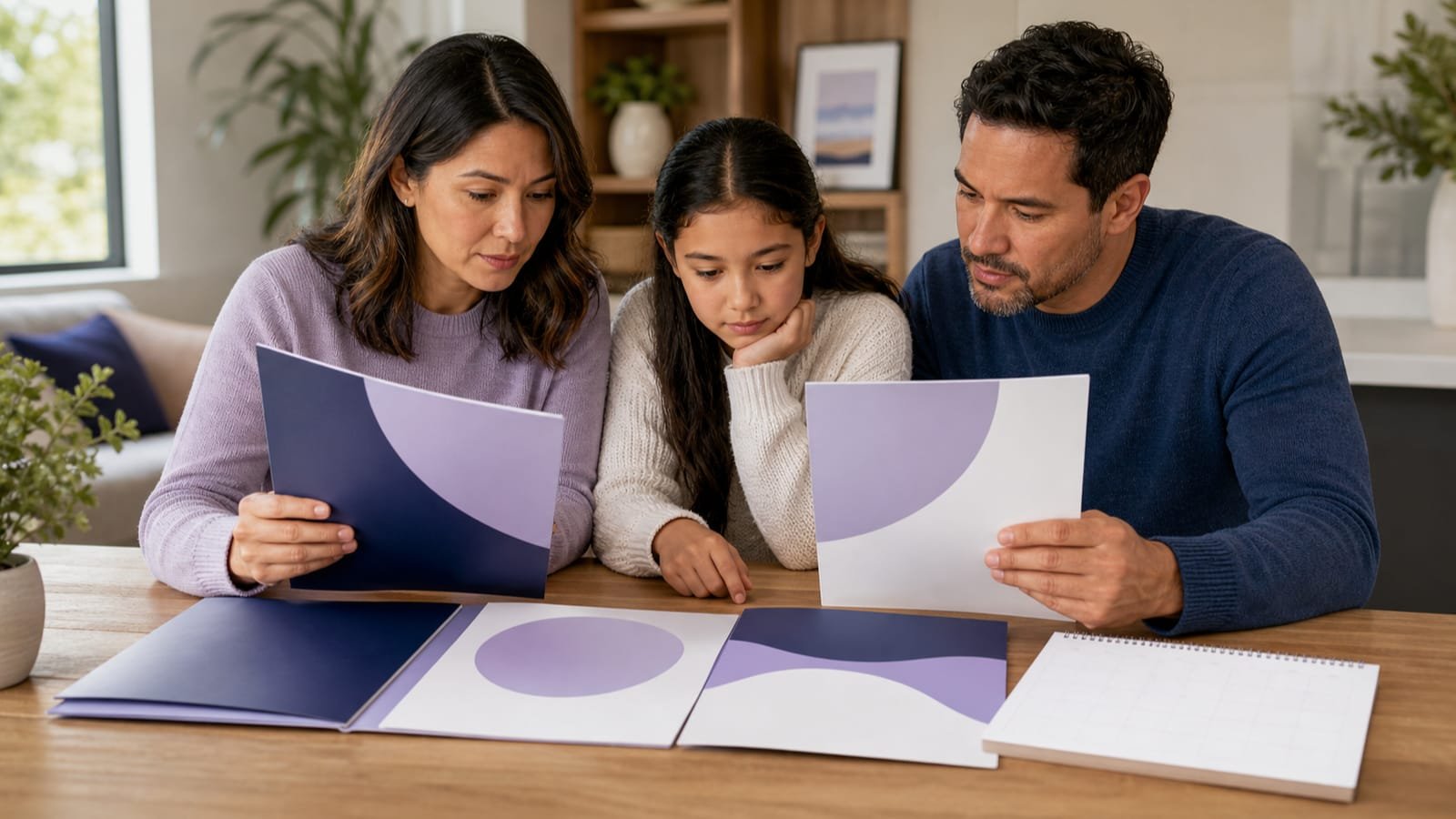 Household reviews neutral plan, income, tax, and coverage-planning folders.