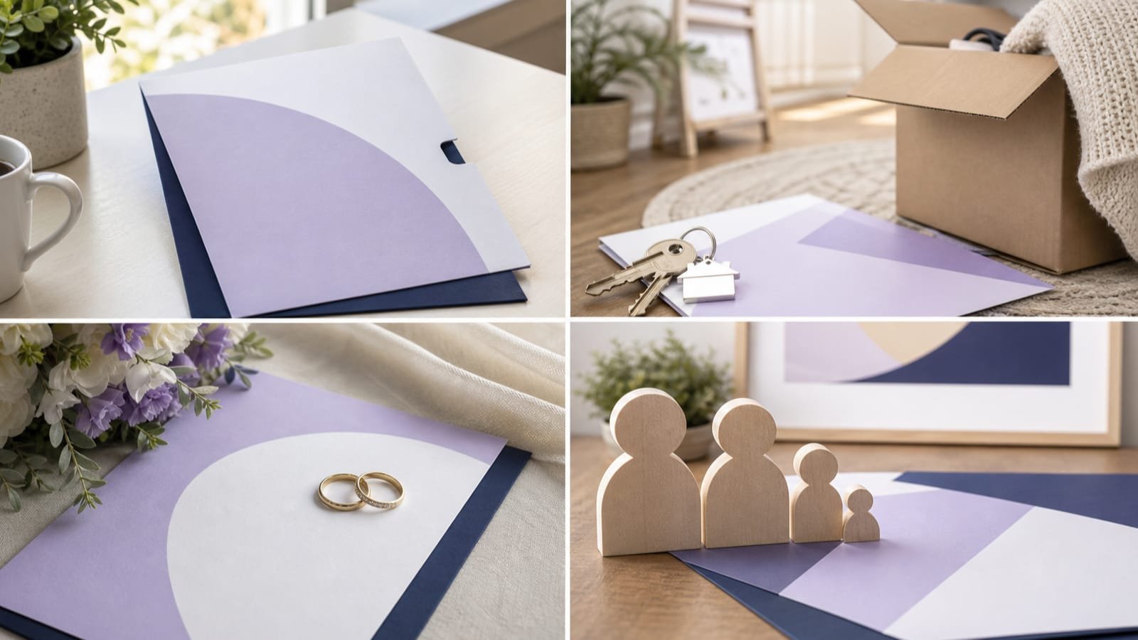 Coverage loss, move, marriage, and family-change vignettes remain separate.